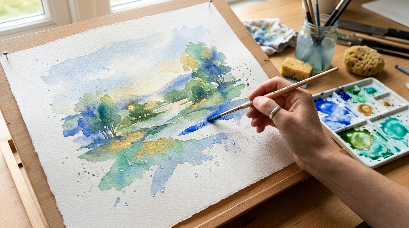 水彩画